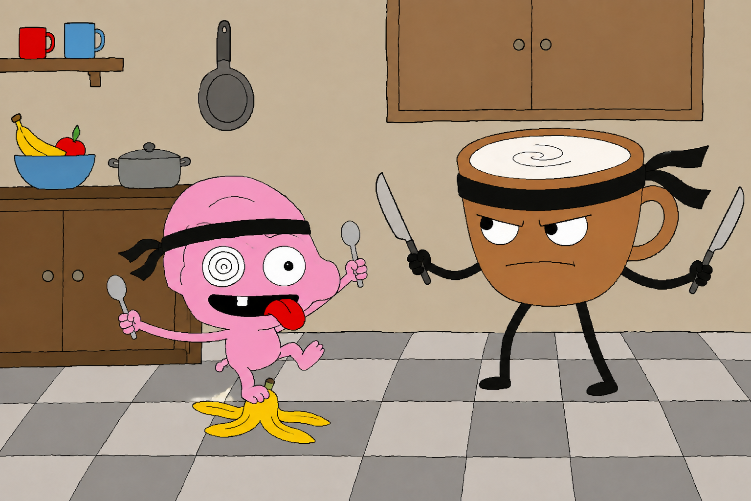 kitchen duel with the coffee ninja